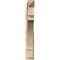 Ekena Millwork Merced Arts & Crafts Rough Sawn Outlooker, Douglas Fir, 6"W x 32"D x 40"H OUT06X32X40MRC03RDF - alternate 2